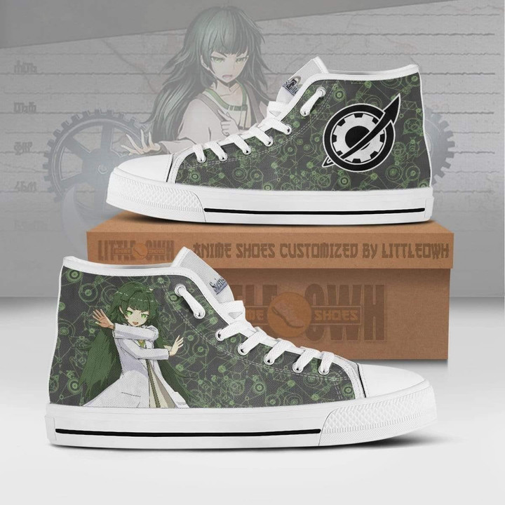 Maho Hiyajo High Top Canvas Shoes Custom Steins;Gate Anime Sneakers - LittleOwh - 1