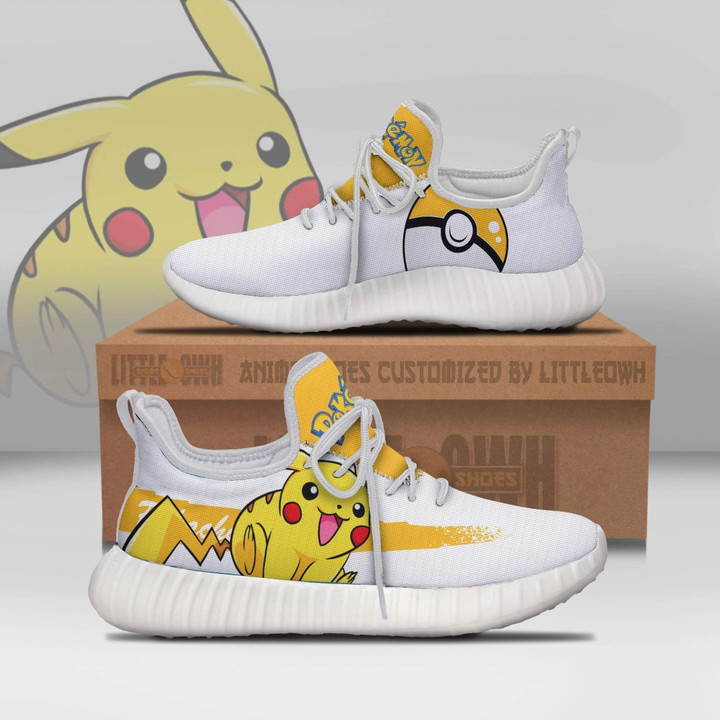 Pikachu Reze Boost Custom Pokemon Anime Shoes - LittleOwh - 1