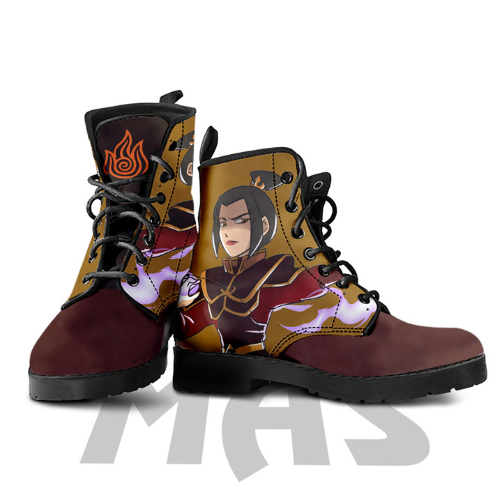 Azula Leather Boots Custom Anime Avatar The Last Airbender Hight Boots