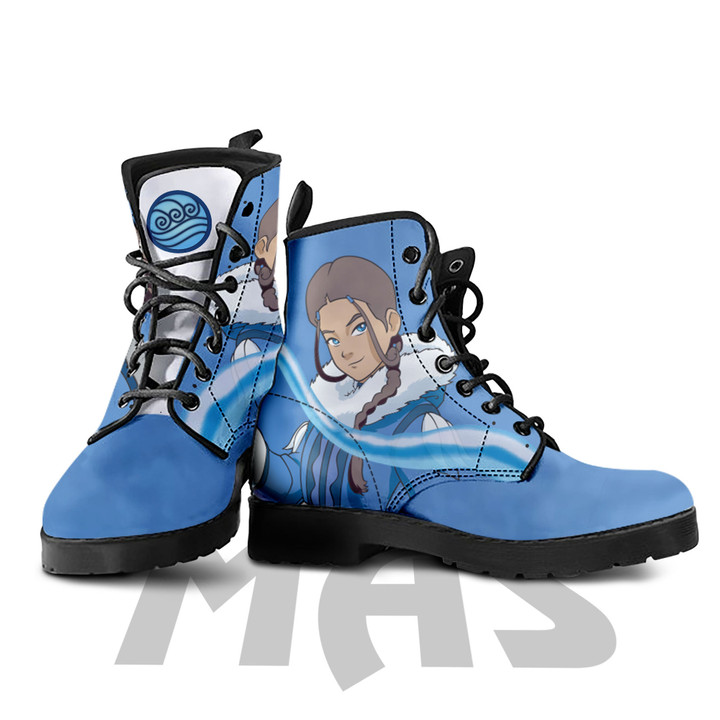 Katara Leather Boots Custom Anime Avatar The Last Airbender Hight Boots