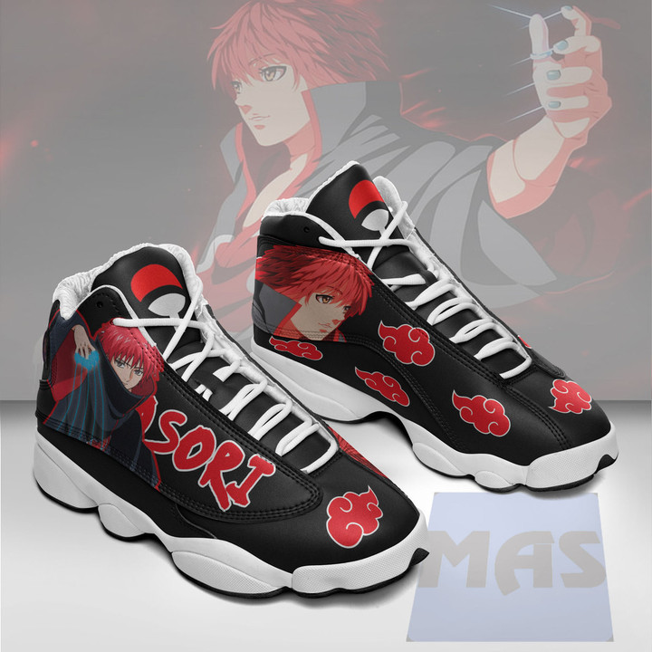 Sasori Akatsuki Shoes Custom Naruto Anime JD13 Sneakers