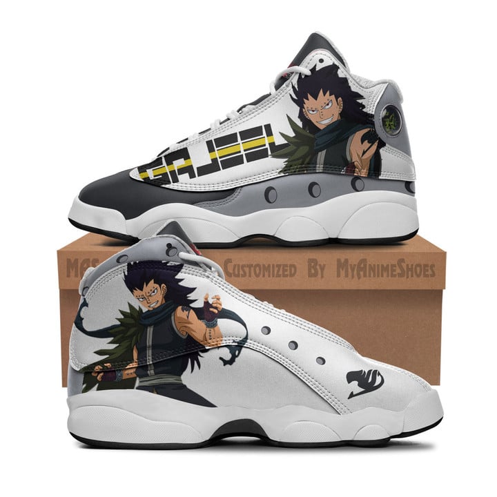 Gajeel Redfox Shoes Custom Fairy Tail Anime JD13 Sneakers