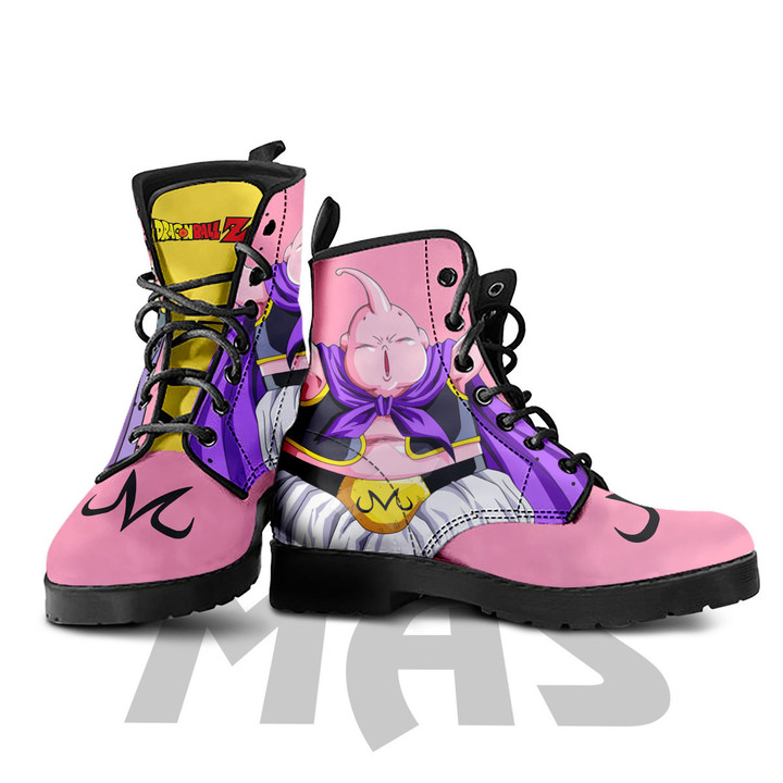 Majin-Boo Leather Boots Custom Dragon Ball Anime Hight Boots