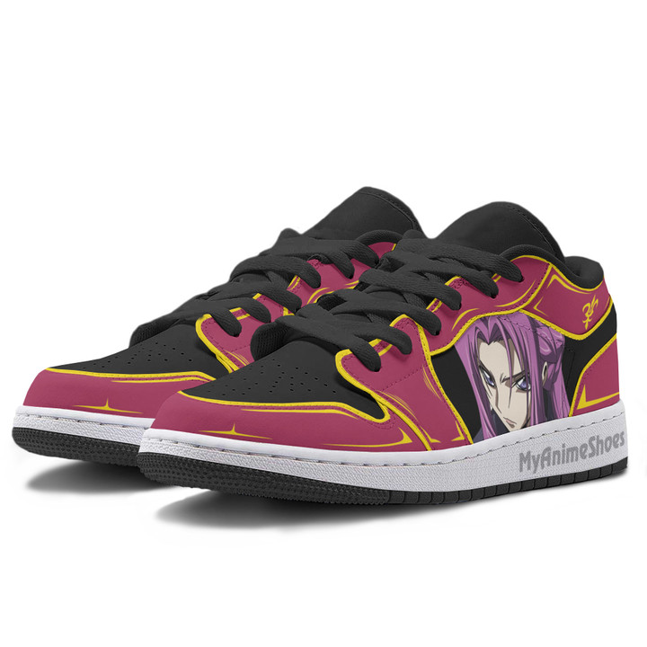 Cornelia Li Britannia Shoes Low JD Sneakers Custom Code Geass Anime Shoes
