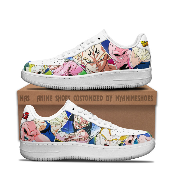 Vegeta vs Majin Buu AF Shoes Custom Dragon Ball Anime Sneakers