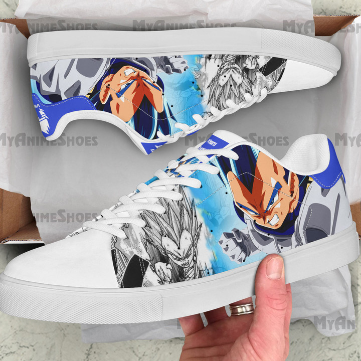 Vegeta Skate Shoes Custom Dragon Ball Anime Sneakers