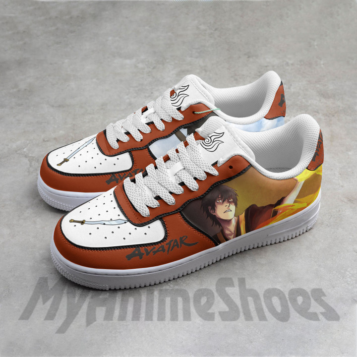Zuko AF Shoes Custom Avatar: The Last Airbender Anime Sneakers