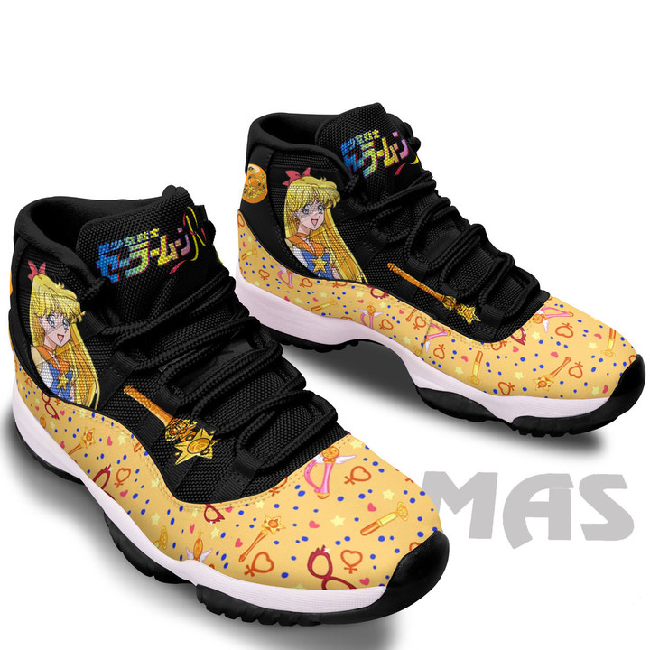 Sailor Venus Shoes Custom Sailor Moon Anime JD11 Sneakers