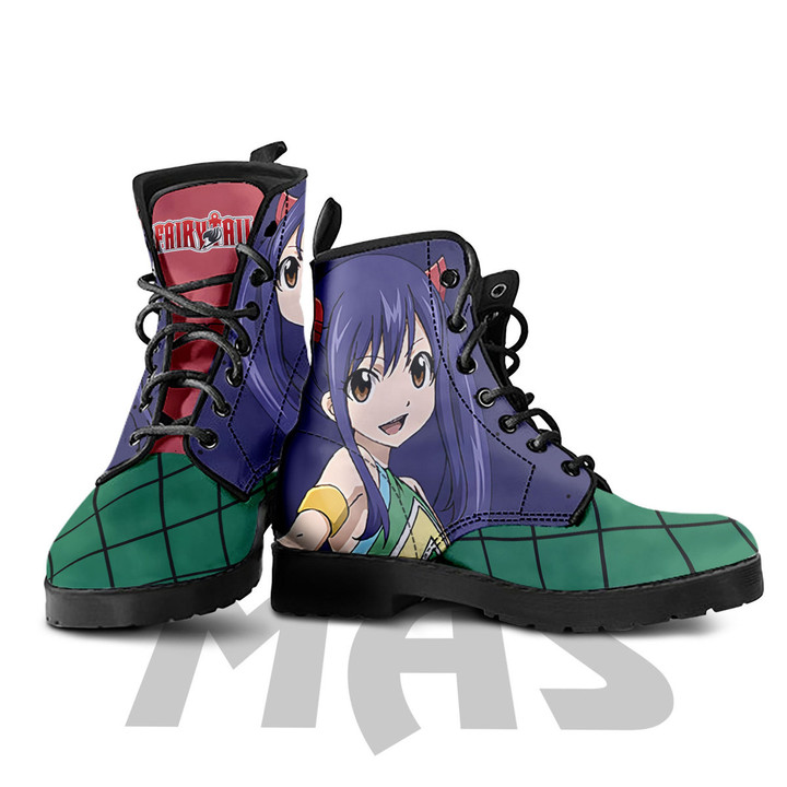 Wendy Marvell Leather Boots Custom Anime Inuyasha Hight Boots