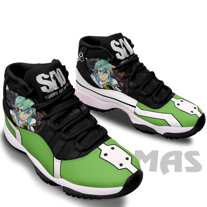 Shino Asada Sword Art Online Shoes Custom Anime JD11 Sneakers