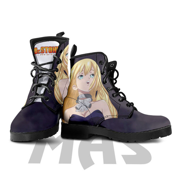Ruri Leather Boots Custom Anime Dr. Stone Hight Boots