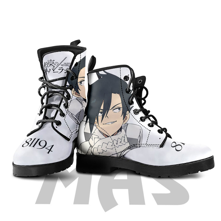 Ray Leather Boots Custom Anime The Promised Neverland Hight Boots