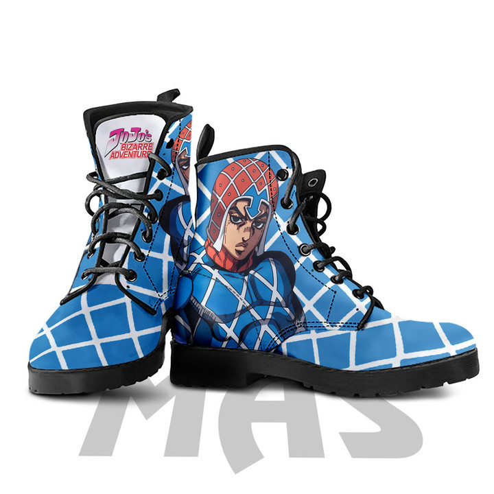 Guido Mista Leather Boots Custom Anime JoJo's Bizarre Adventure Hight Boots
