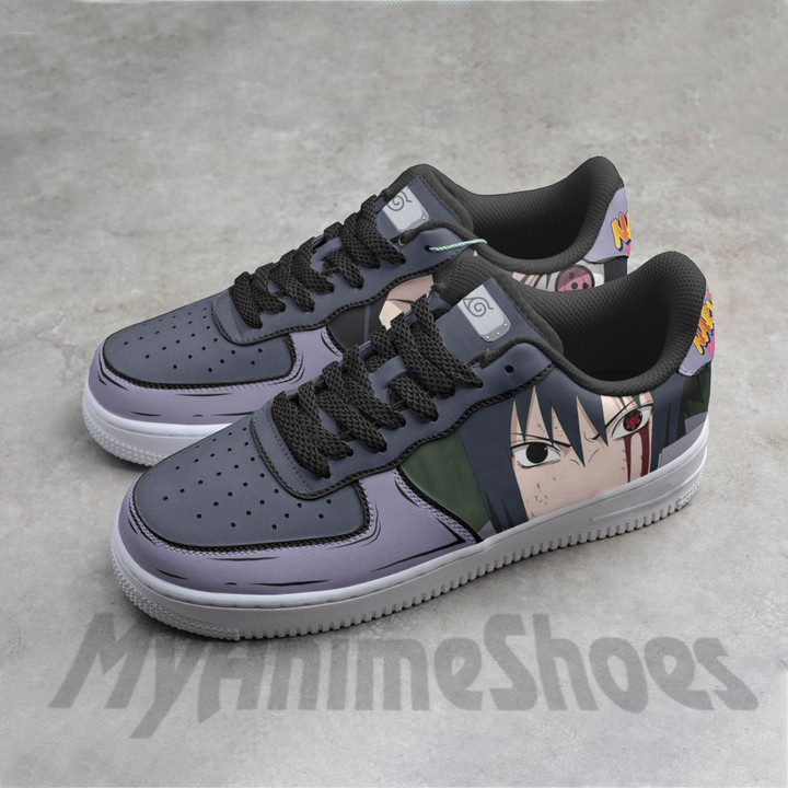 Sasuke Uchiha AF Shoes Custom Naruto Anime Sneakers