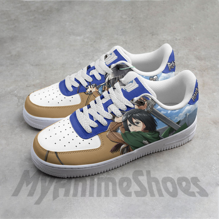 Mikasa Ackerman AF Shoes Custom Attack On Titan Anime Sneakers