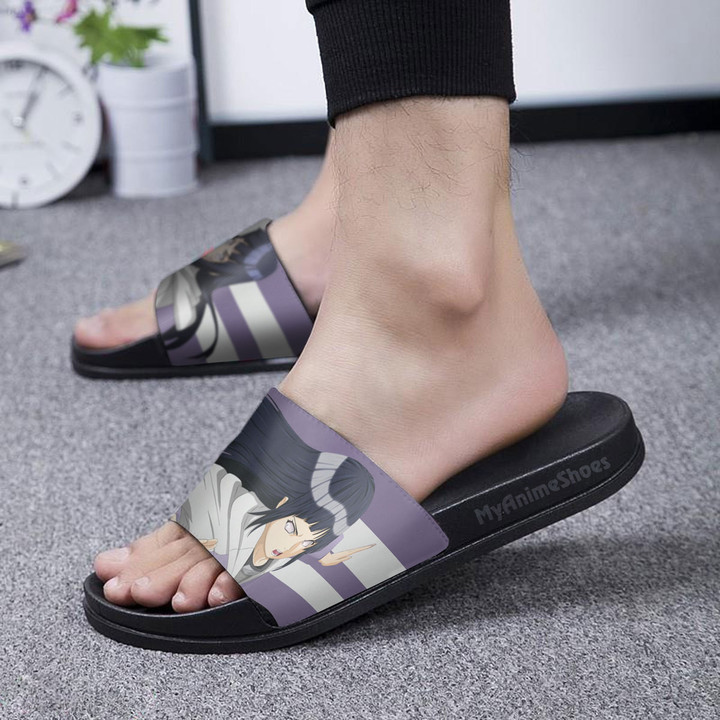 Hyuga Hinata Pattern Sandals Custom Naruto Footwear