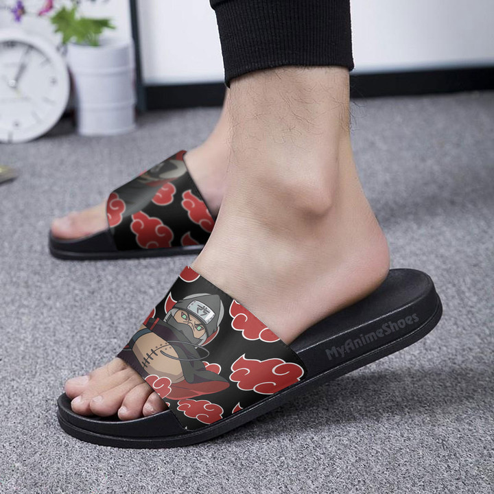 Naruto Slide Sandals Custom Kakuzu Footwear