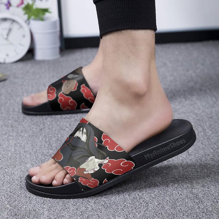 Orochimaru Pattern Sandals Custom Naruto Anime Footwear