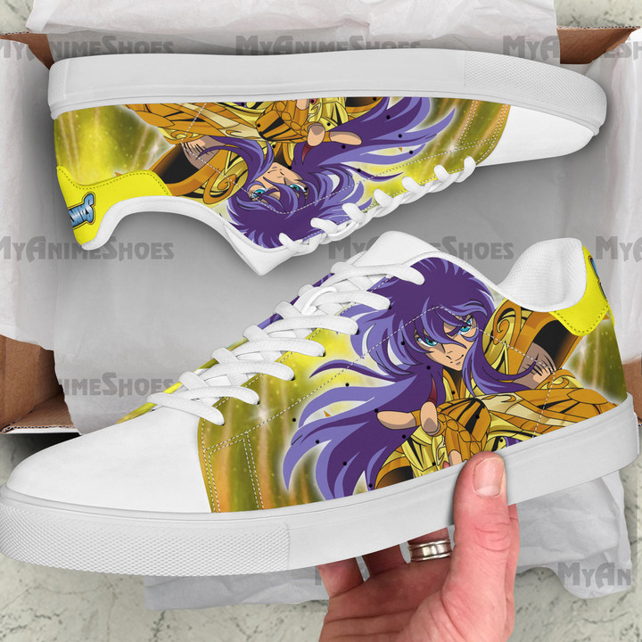 Scorpio Milo Skate Shoes Custom Saint Seiya Anime Sneakers