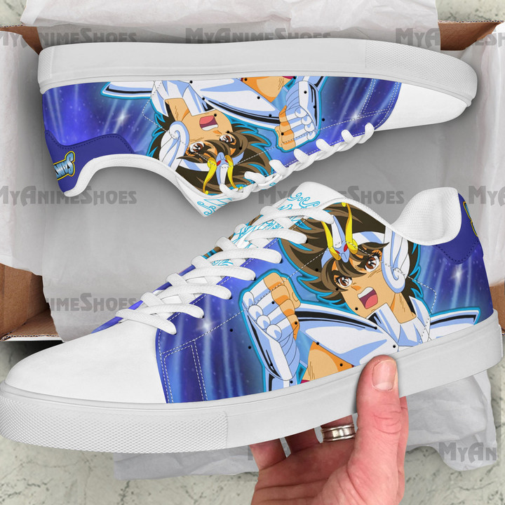 Pegasus Seiya Skate Shoes Custom Saint Seiya Anime Sneakers