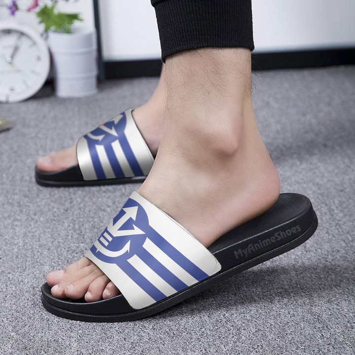 Dragon Ball Slide Sandals Custom Vegeta Symbol Footwear