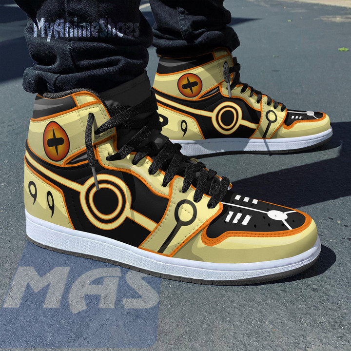 Naruto Nine Tail Mode Anime Shoes Naruto Custom JD Sneakers