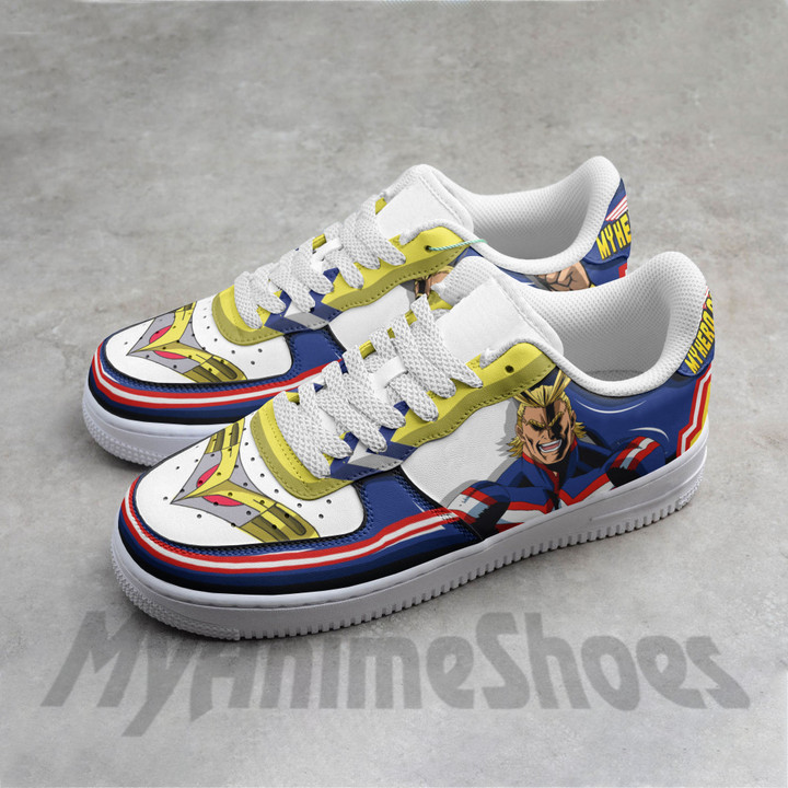All Might AF Shoes Custom My Hero Academia Anime Sneakers