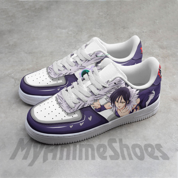 Merlin AF Shoes Custom The Seven Deadly Sins Anime Sneakers