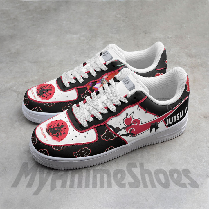 Naruto Anime AF Shoes Itachi Uchiha Akatsuki Custom Sneakers