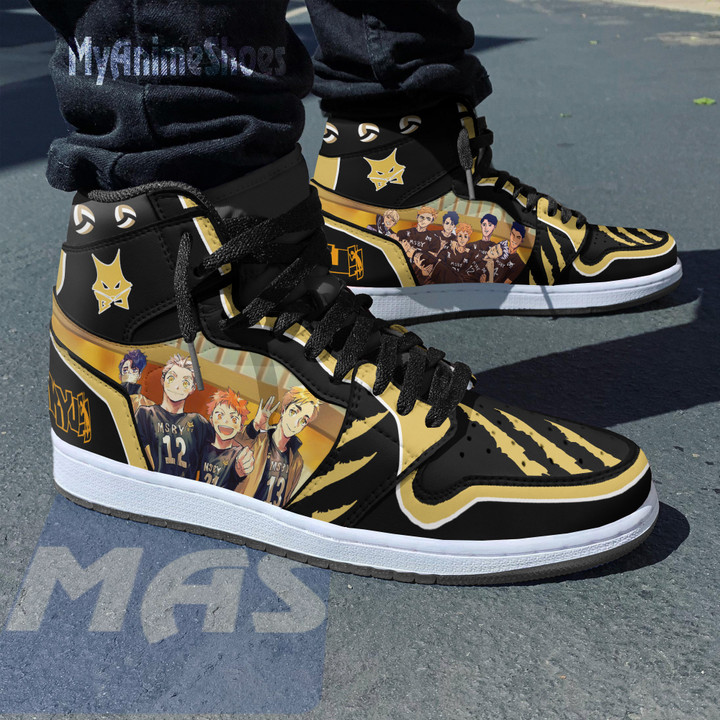Haikyuu Anime Shoes Custom MSBY Black Jackal JD Sneakers