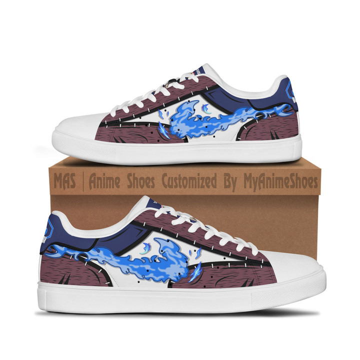 My Hero Academia Anime Custom Sneakers Dabi Skate Shoes