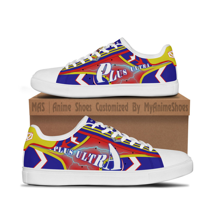 My Hero Academia Anime Skate Shoes All Might Custom Sneakers