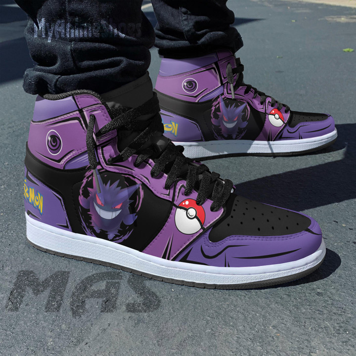 Gengar JD Sneakers Custom Pokemon Anime Shoes
