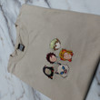Kimetsu Embroidered Sweatshirt / Hoodie / T-shirt EKNYA066