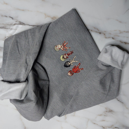 Titan Embroidered Sweatshirt / Hoodie / T-shirt ETITA058