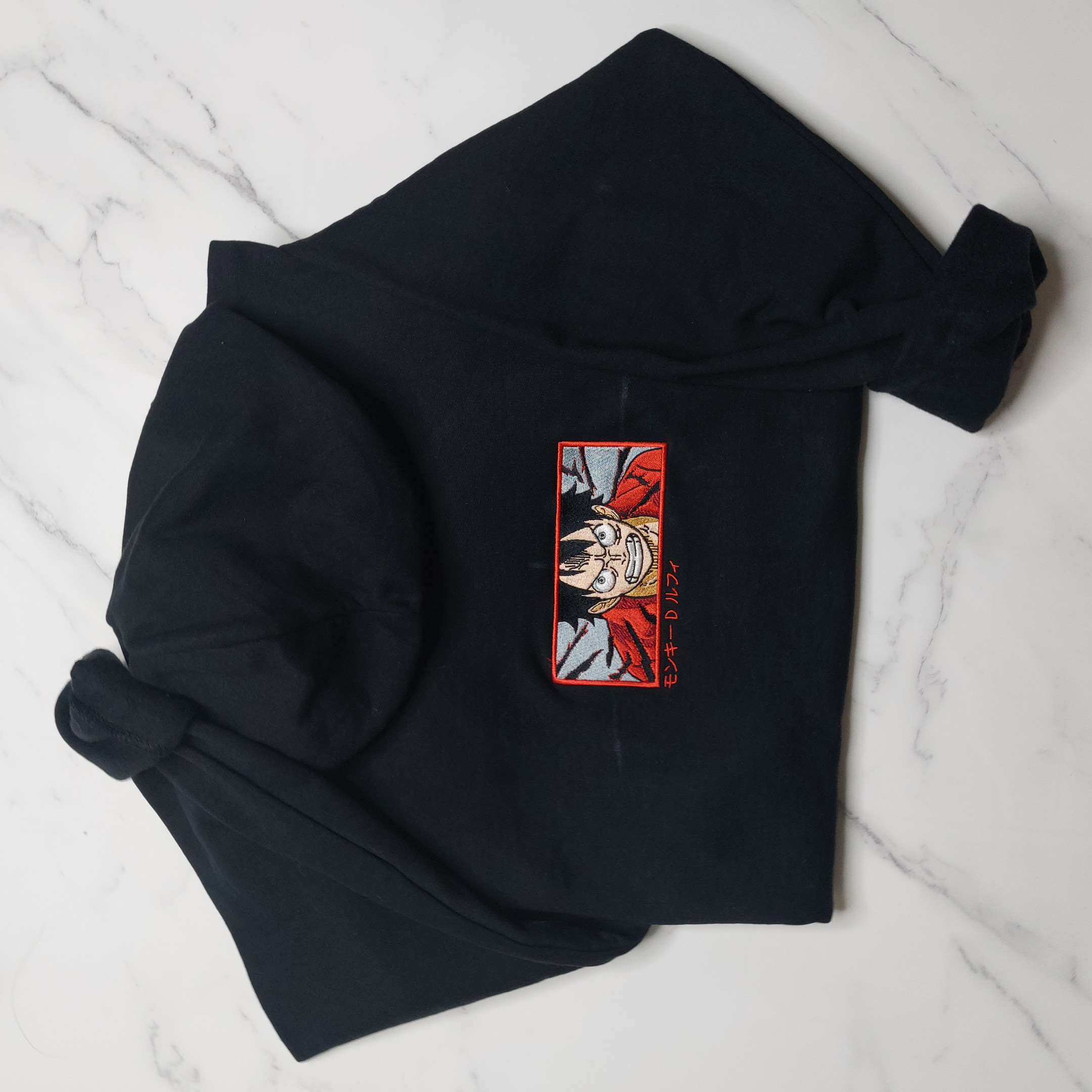 Luffy Embroidered Sweatshirt / Hoodie / T-shirt EONEP070