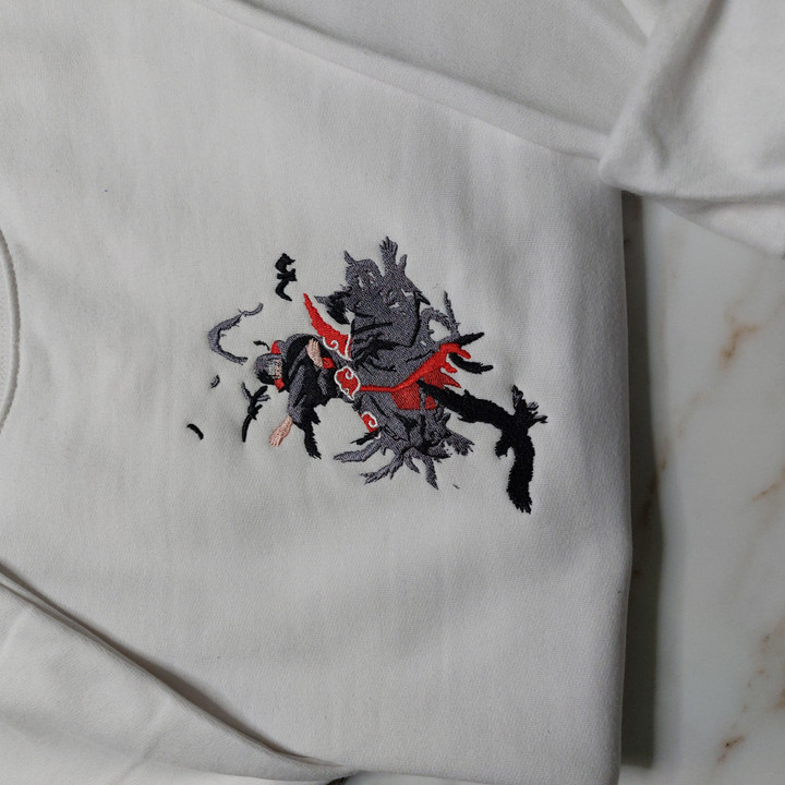 Itachi Embroidered Sweatshirt/Hoodie/T-shirt ENARU020