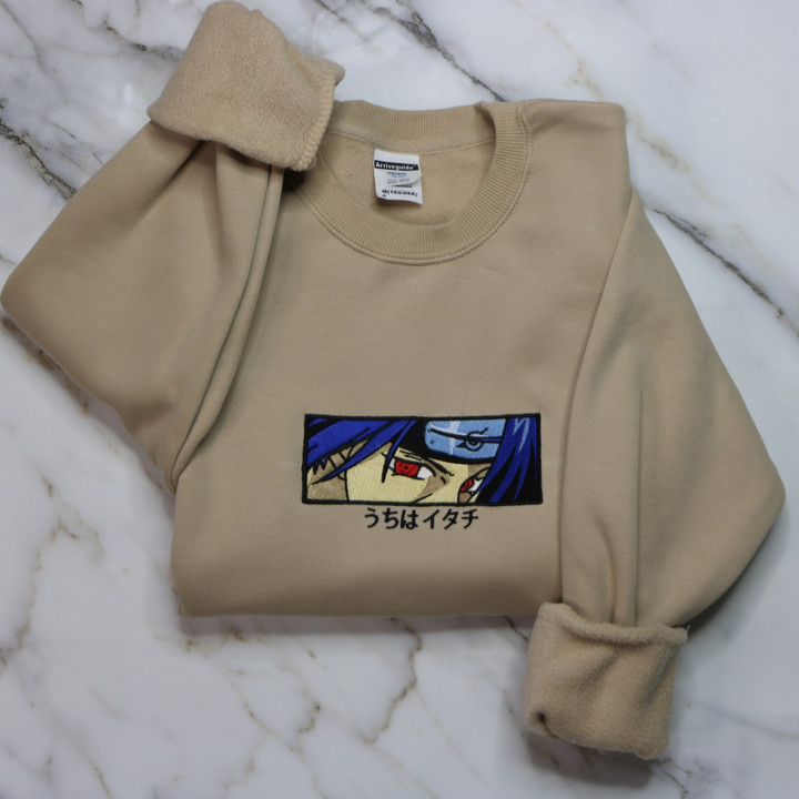 Itachi Embroidered Sweatshirt/Hoodie/T-shirt ENARU149