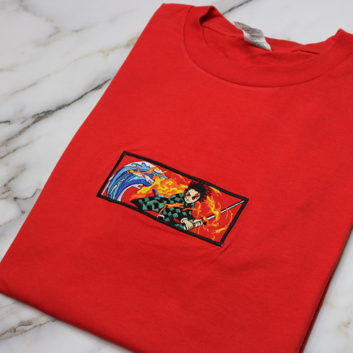 Tanjiro Embroidered Sweatshirt / Hoodie / T-shirt EKNYA010