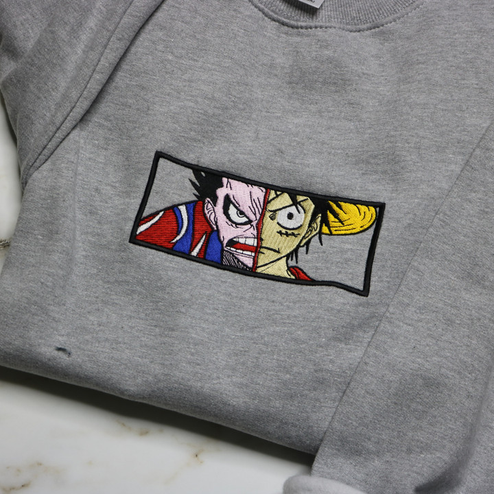 Monkey D. Luffy Embroidered Sweatshirt / Hoodie / T-shirt EONEP014