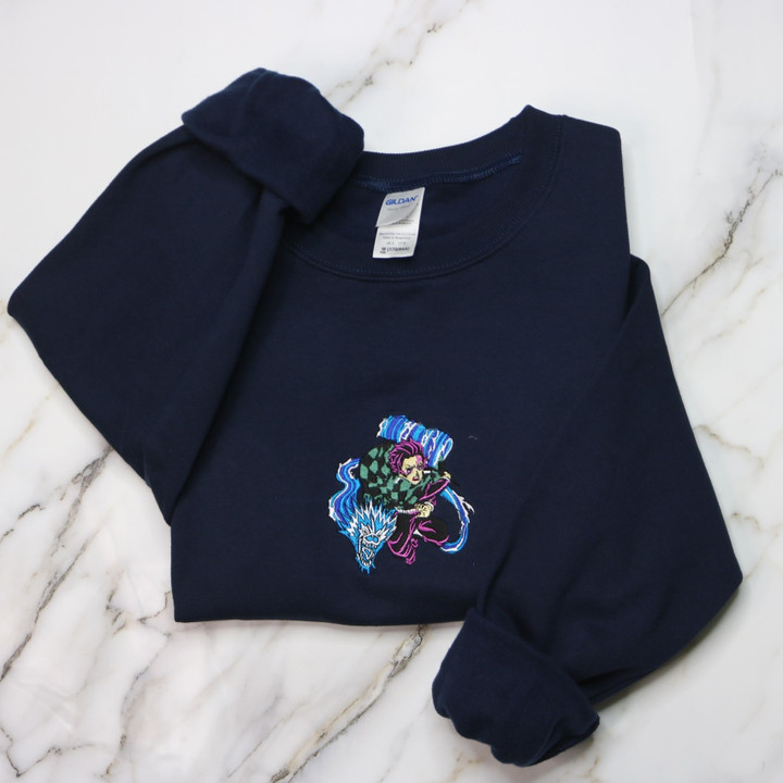 Tanjiro Embroidered Sweatshirt / Hoodie / T-shirt EKNYA051