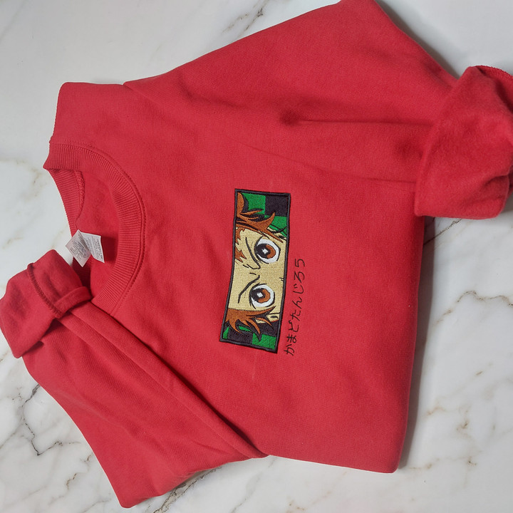 Tanjiro Embroidered Sweatshirt / Hoodie / T-shirt EKNYA156