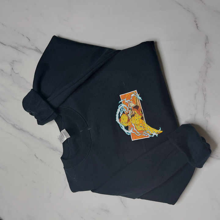 Zenitsu Embroidered Sweatshirt / Hoodie / T-shirt EKNYA198