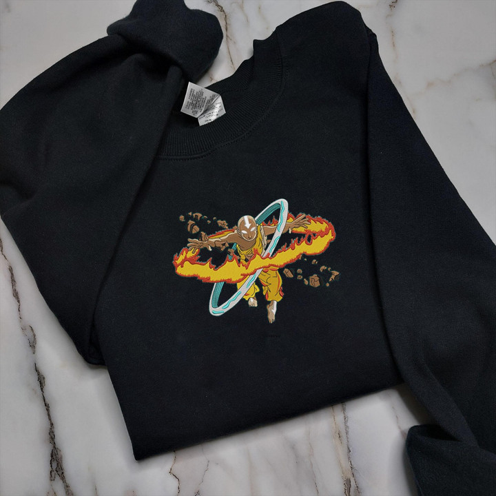 Aang Embroidered Sweatshirt / Hoodie / T-shirt EAVAT010