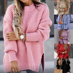 Loose plain simple knitted sweater