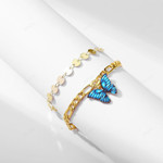Multilayer Butterfly  Anklet
