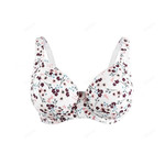 Plus Size Floral Full Coverage Push Up Comfy Bra