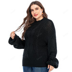 Plus Size Loose Knit Sweater