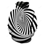 Big Swirl Illusion 3D - Hoodie