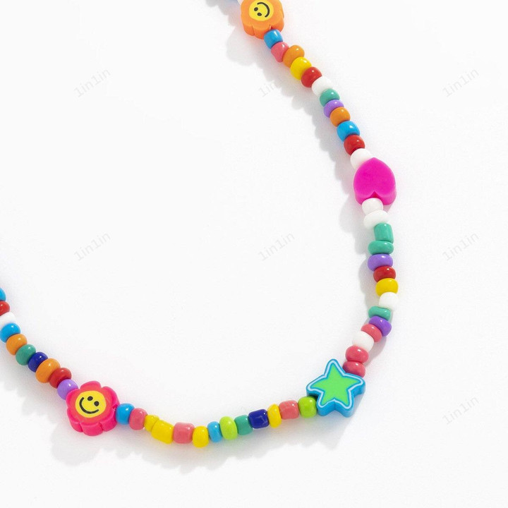 Multicolor Beads Necklaces